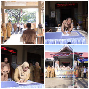 Disdukcapil Bombana Tanda Tangani Pakta Integritas untuk Wujudkan Zona Integritas