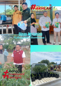 Dinas Pertanian Bombana Serahkan Bibit Sayuran dan Saprodi untuk Pemberdayaan Masyarakat Desa Lantowua