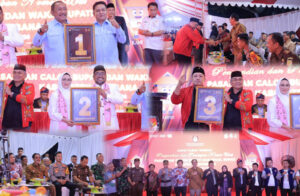 Pj. Bupati Bombana Hadiri Rapat Pleno Pengundian Nomor Urut Paslon, Tegaskan Pentingnya Pemilu Damai