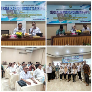 Disdukcapil Bombana Hadiri Sosialisasi Pencatatan Sipil untuk Solusi Perkawinan Belum Tercatat