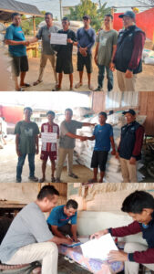 Dinas Perikanan Bombana Serahkan Bantuan Pakan Ikan Bandeng untuk Kelompok Pembudidaya di Desa Tunas Baru