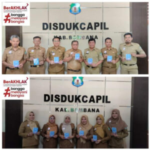 Disdukcapil Bombana Luncurkan Buku Saku Panduan Nilai-Nilai Core Value ASN Berakhlak