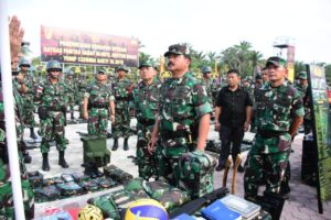 Panglima TNI Cek Kesiapan Prajurit Yonif 132/BS Jaga Perbatasan RI-RDTL