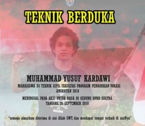 Muhammad Yusuf Kardawi Korban Bentrok Demo Kendari Meninggal Dunia