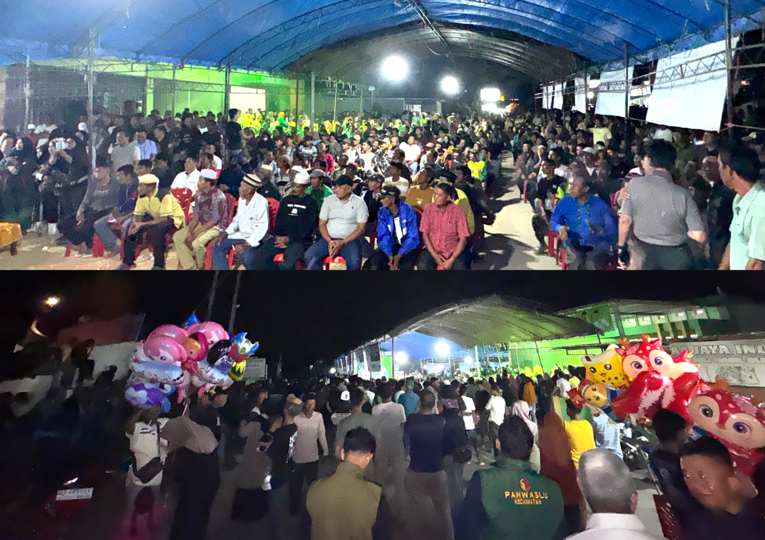Suasana Kampanye Paslon Bupati Bombana Nomor Urut 1 BERANI di Desa Toburi
