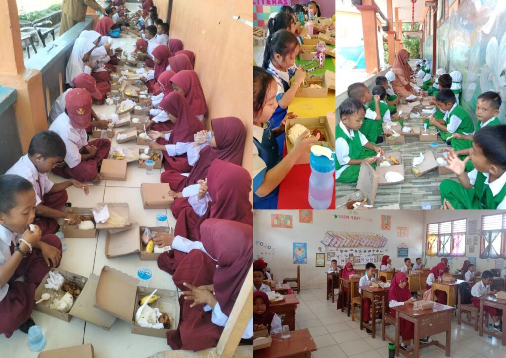 Pemberian makan gratis dan bergizi untuk siswa di Kolut