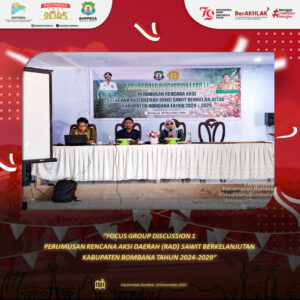 Bombana Gelar FGD Penyusunan Rencana Aksi Daerah Sawit Berkelanjutan 2024-2029