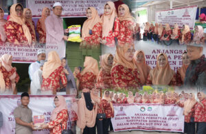 HUT ke-25 Dharma Wanita Persatuan Bombana: Bantuan Sembako untuk Pesantren dan Rumah Pendidikan Al-Quran