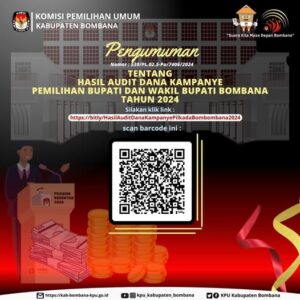 KPU Umumkan Hasil Audit Dana Kampanye Pilkada Bombana 2024
