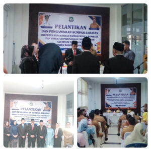 Direktur Baru Perusda dan PDAM Bombana Dilantik untuk Tingkatkan Pelayanan Publik
