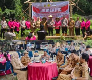 Kepala Dinas Ketahanan Pangan Bombana Dukung Program Pekarangan Pangan Lestari Polres Bombana