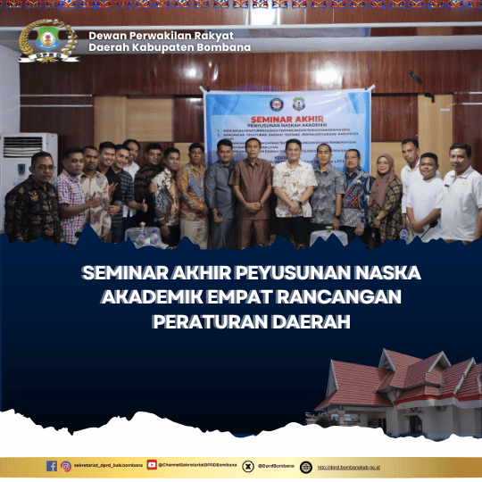 Foto Bersama Usai Kegiatan Seminar Amademen Empat Raperda