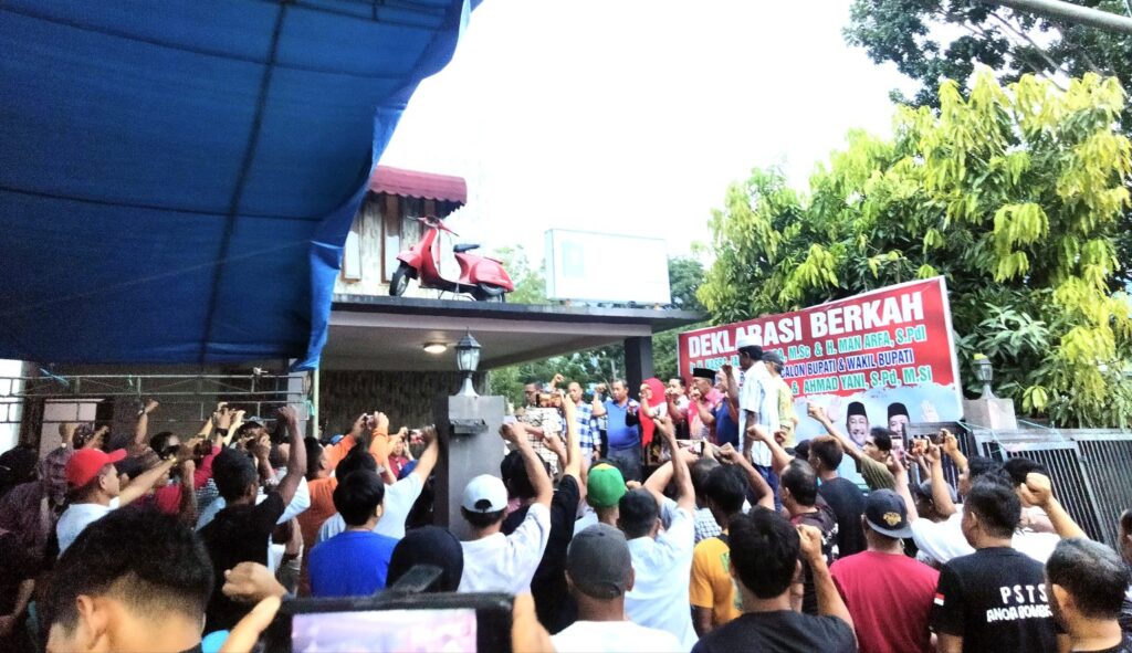 Kasra Jaru Munara dan Man Arfa Dukung Burhanuddin-Ahmad Yani di Pilkada Bombana 2024
