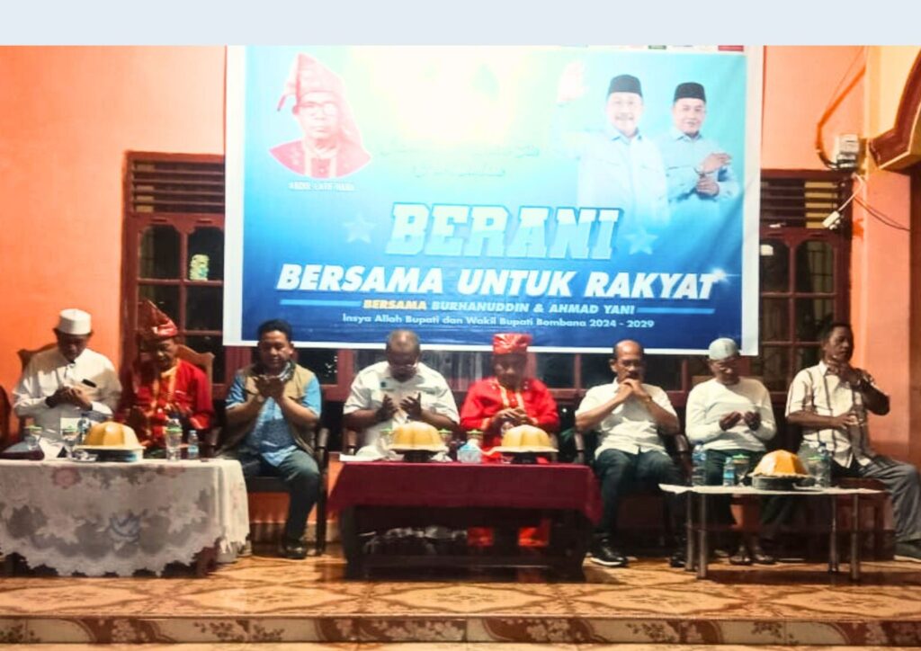 Tokoh Adat Moronene Deklarasikan Dukungan untuk Paslon BERANI di Pilkada Bombana