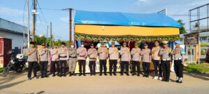 Kapolres Bombana Tinjau Pos Pengamanan Jelang Idul Fitri 2025