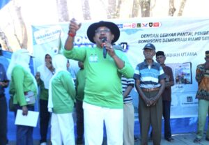 Burhanuddin Gelar Kampanye Damai dengan Lomba Tradisional di Pantai Widodo