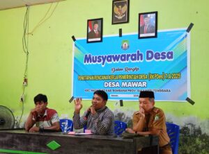 Pemerintah Desa Mawar Gelar Rapat Finalisasi RKPDes, Pastikan Transparansi Anggaran