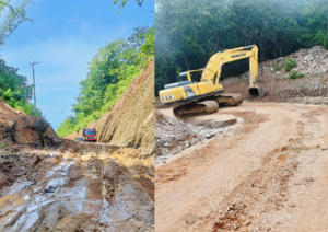 PUPR Bombana Gerak Cepat Benahi Jalan Longsor