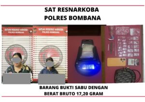 Tiga Perempuan Diamankan Terkait Sabu di Bombana