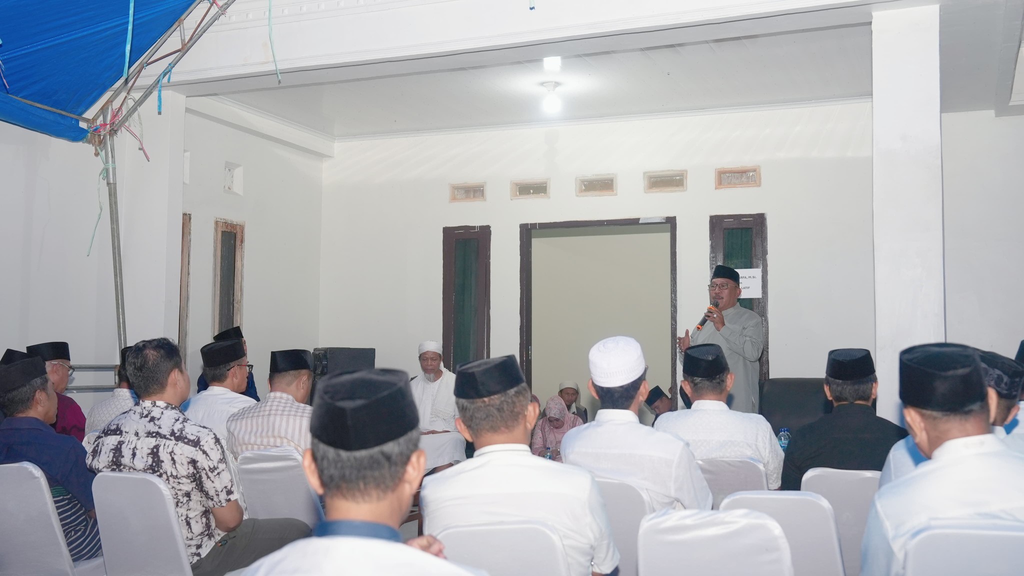 Bupati Bombana, H. Burhanuddin saat menyampaikan sambutannya