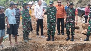 Tinjau Sasaran Lokasi TMMD ke-124 Kodim 1431/Bombana, Ini Pesan Tim Wasev Mabesad