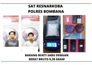 Dua Tersangka Sabu Diamankan di Bombana, Modus Pakai Kotak Air Mineral