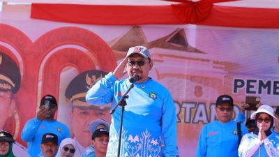 Bupati Bombana Resmikan Pembukaan PORSENI Antar Perangkat Daerah