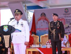 Bupati Bombana Pimpin Upacara Khidmat HUT RI ke-80 di RTH Rumbia Tengah