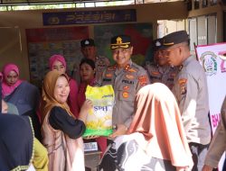 Polres Bombana Salurkan 14 Ton Beras Murah Jelang HUT RI ke-80