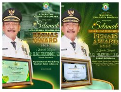 Bupati Bombana Raih Dua Penghargaan Nasional Bidang Keagamaan dan Zakat