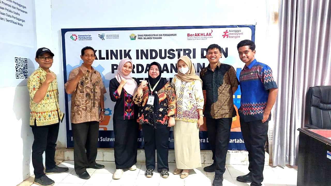 Layanan Klinik Industri dan Perdagangan, Disperindag Sultra