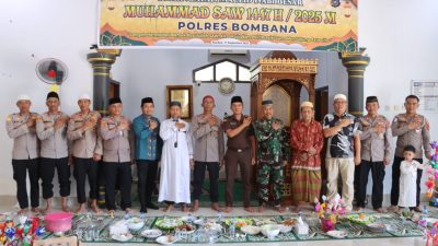 Polres Bombana Gelar Doa Bersama dan Peringati Maulid Nabi