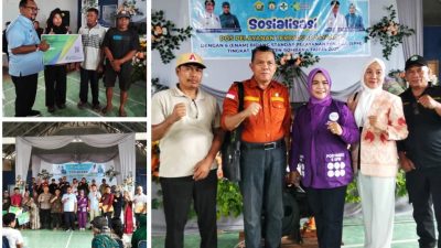 Foto bersama usai kegiatan Sosialisasi Pos Pelayanan Terpadu (Posyandu)