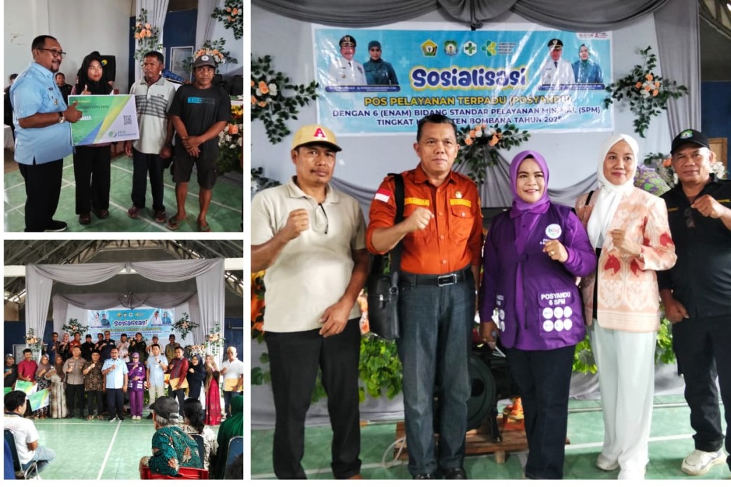 Foto bersama usai kegiatan Sosialisasi Pos Pelayanan Terpadu (Posyandu)