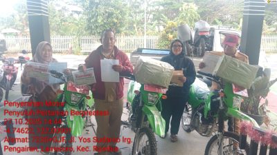 Menteri Pertanian Apresiasi Penyuluh dengan Serahkan Sepeda Motor