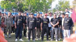 Wakil Bupati Bombana, Ahmad Yani, S.Pd., M.Si., secara resmi membuka Turnamen Sepak Bola Massanra Buana Cup I yang digelar di Lapangan Sepak Bola, Kelurahan Bambaea, Kecamatan Poleang Timur