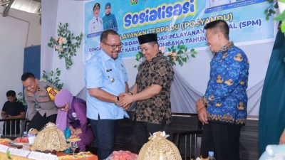 Bupati Bombana Luncurkan Pasar Murah dan Perkuat Posyandu di Kabaena Barat