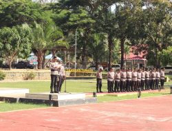 Polres Bombana Gelar Apel Kesiapan Tanggap Bencana Hadapi Puncak Musim Hujan