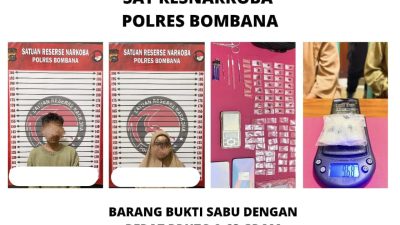 Polres Bombana Ungkap Jaringan Sabu, Dua Mahasiswa Ditangkap