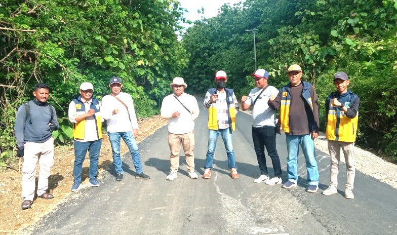 Monitoring dan Evaluasi Hasil Pekerjaan Peningkatan Jalan Dongkala-Sikeli-Pongkalaero PPK, Tim Teknis, Penyedia Jasa Bersama Tim Probity Audit Inspektorat Bombana