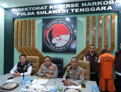 Kurir Sabu 6,5 Kg Diringkus Usai Kejar-kejaran Dramatis di Kendari