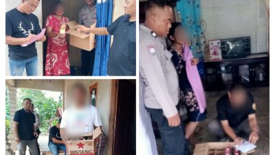 Polsek Lantari Jaya Perketat Razia Miras untuk Jamin Keamanan Warga Jelang Tahun Baru