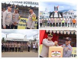 Gidion Arif Setyawan Pimpin Peninjauan Kesiapan Pengamanan Natal dan Tahun Baru di Bombana