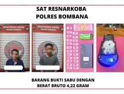 Dua Warga Bombana Diamankan Terkait Dugaan Peredaran Sabu