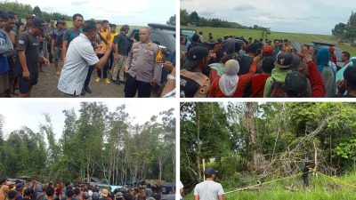Adu Mulut di Lokasi Tambang Ilegal Wambarema Berujung Tembakan dan Penanganan Propam
