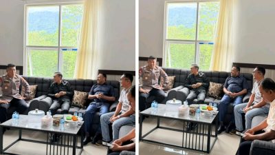 Kapolres Bombana Silaturahmi ke DPRD Perkuat Sinergi Kamtibmas