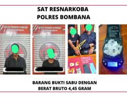 Dua Warga Diamankan Terkait Peredaran Sabu di Lingkungan Sekolah Bombana