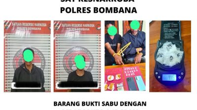 Dua Warga Diamankan Terkait Peredaran Sabu di Lingkungan Sekolah Bombana