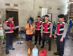 Sat Samapta Bombana Amankan 120 Liter Tuak di Dua Desa