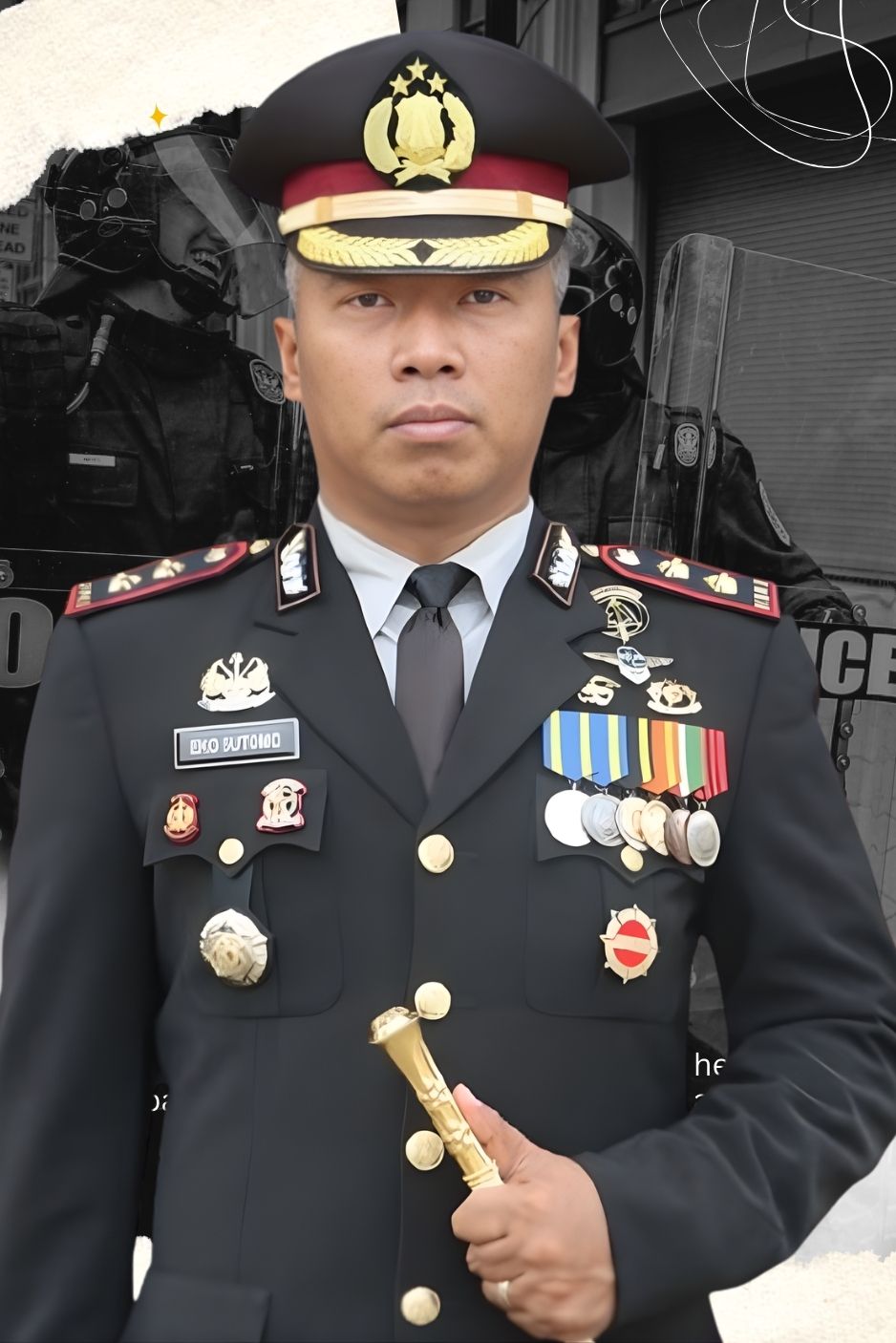Ketgam: Kapolres Bombana AKBP Eko Sutomo, S.I.K., M.I.K